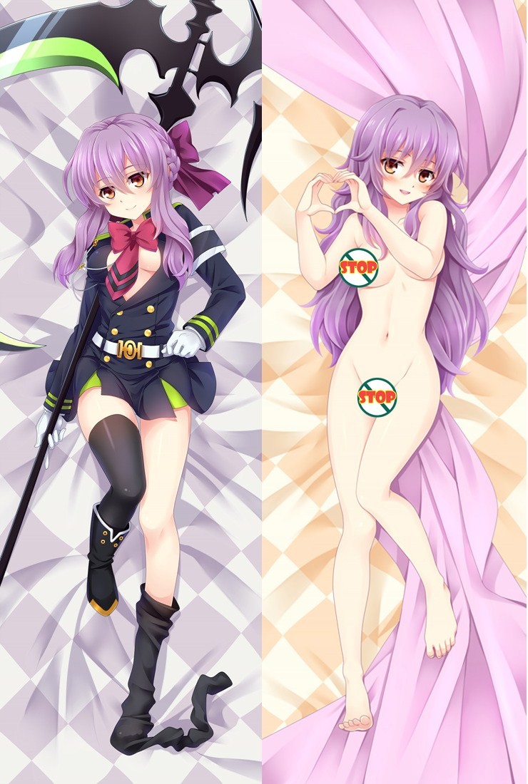 Seraph of the End Shinoa Hiragi Anime Dakimakura Pillow Case