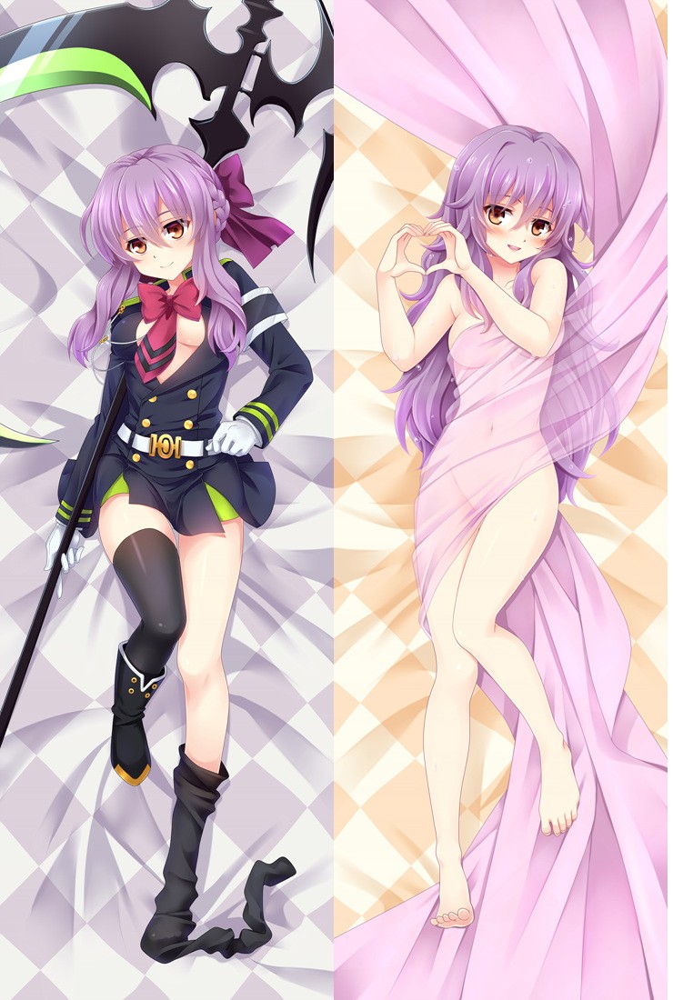 Seraph of the End Shinoa Hiragi Anime Dakimakura Pillow Case