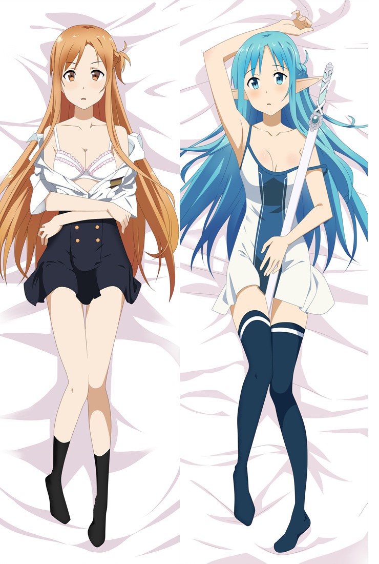 Sword Art Online Yuuki Asuna Anime Dakimakura Pillow Case