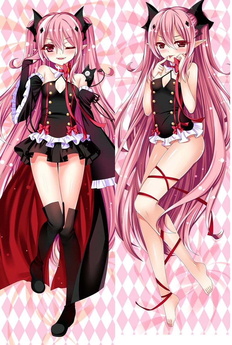 Seraph of the End Krul Tepes Anime Dakimakura Pillow Case