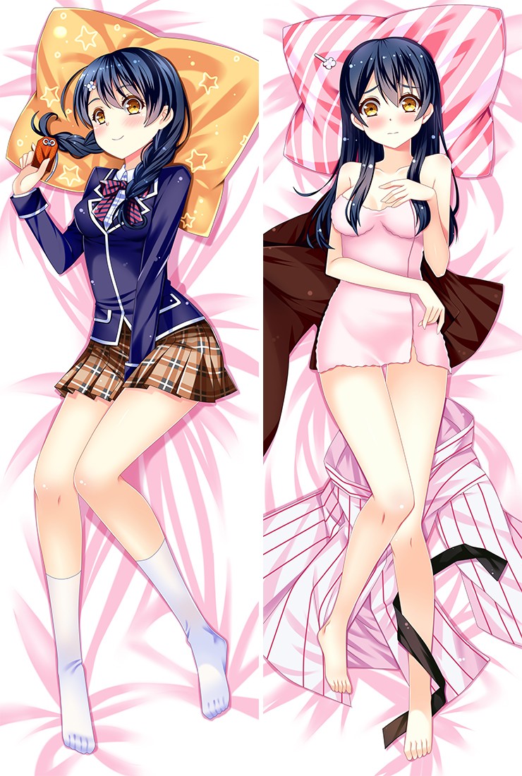 Food Wars!: Shokugeki no Soma Megumi Tadokoro Anime Dakimakura Pillow Case