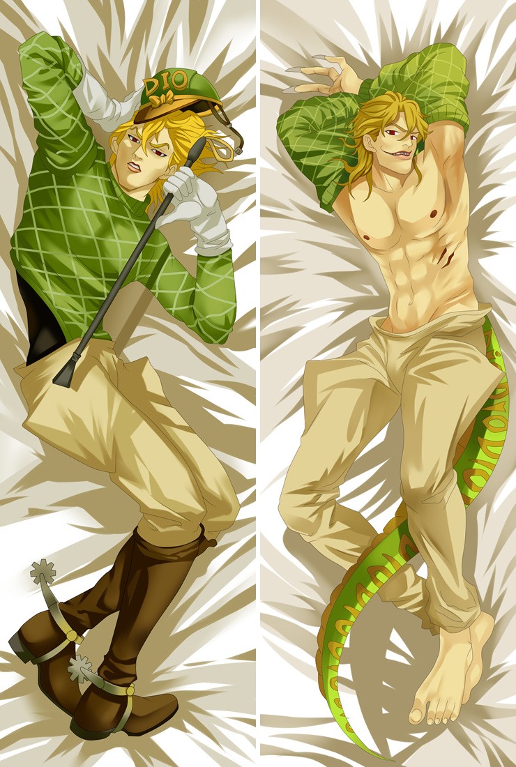 JoJo's Bizarre Adventure Dio Brando Anime Dakimakura Pillow Case