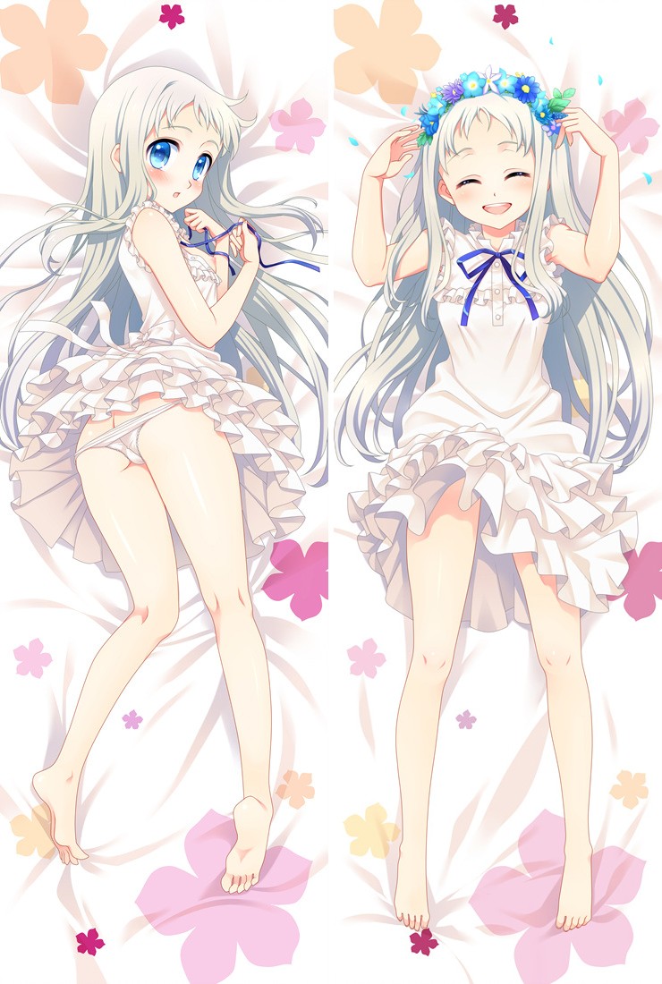 Anohana The Flower We Saw That Day Meiko Honma Menma Anime Dakimakura Pillow Case