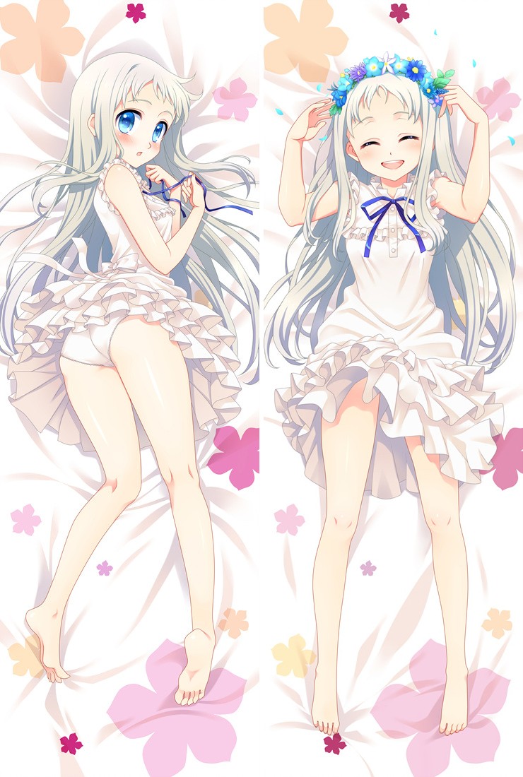 Anohana The Flower We Saw That Day Meiko Honma Menma Anime Dakimakura Pillow Case