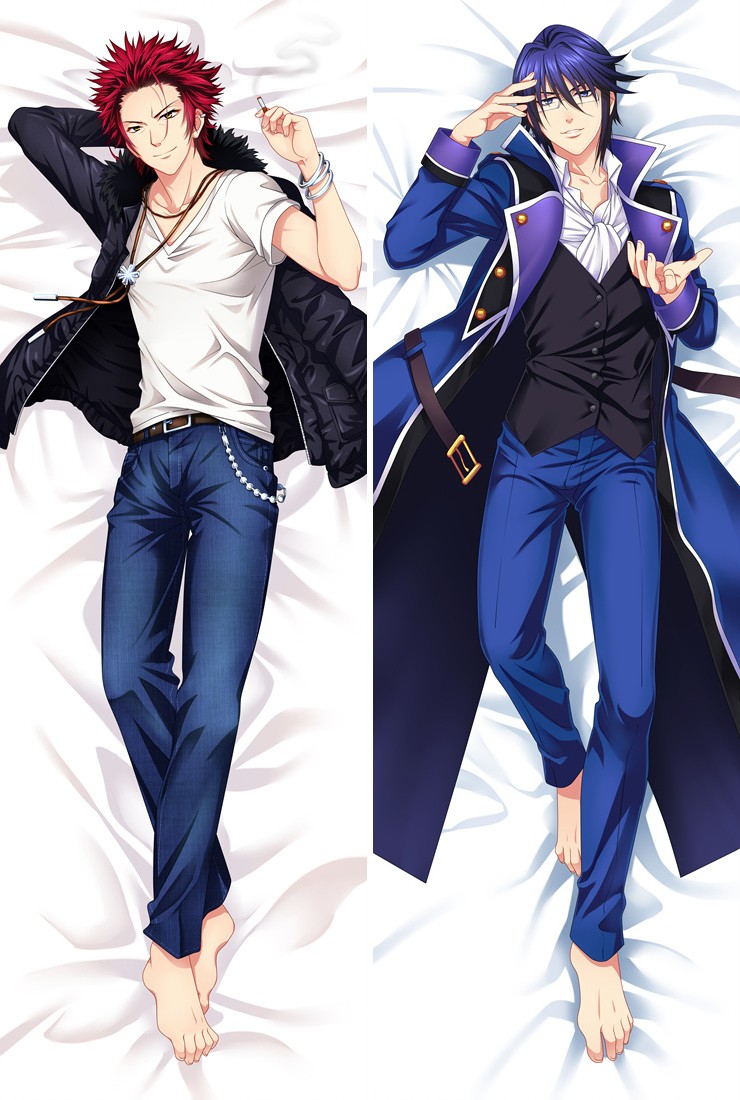 K Project K Mikoto Suoh Reisi Munakata Anime Dakimakura Pillow Case