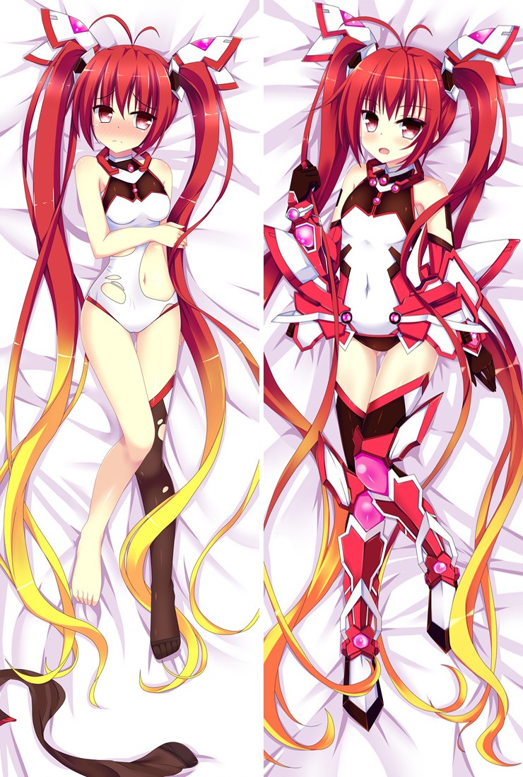 Gonna be the Twin-Tail!! Tail Red Anime Dakimakura Pillow Case