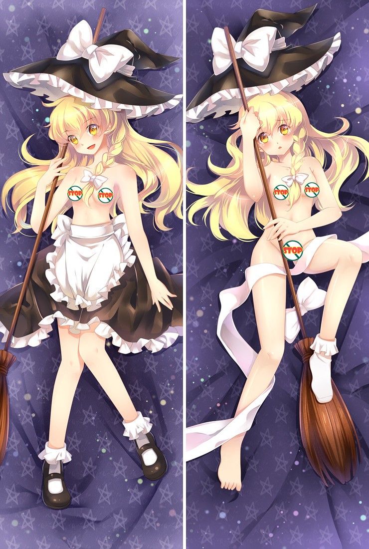 Touhou Project Marisa Kirisame Anime Dakimakura Pillow Case