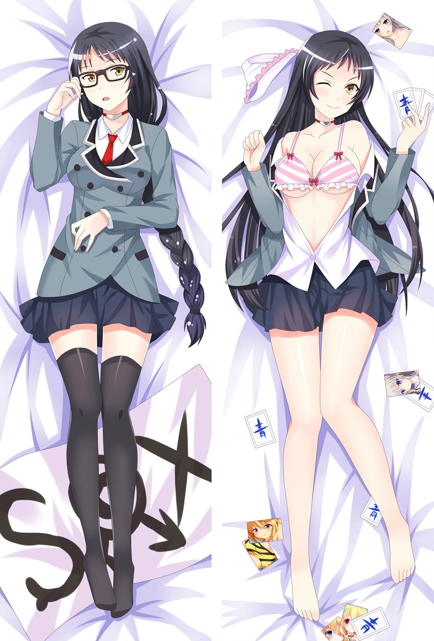 Shimoneta A Boring World Where the Concept of Dirty Jokes Doesn't Exist Ayame Kajou Anime Dakimakura Pillow Case