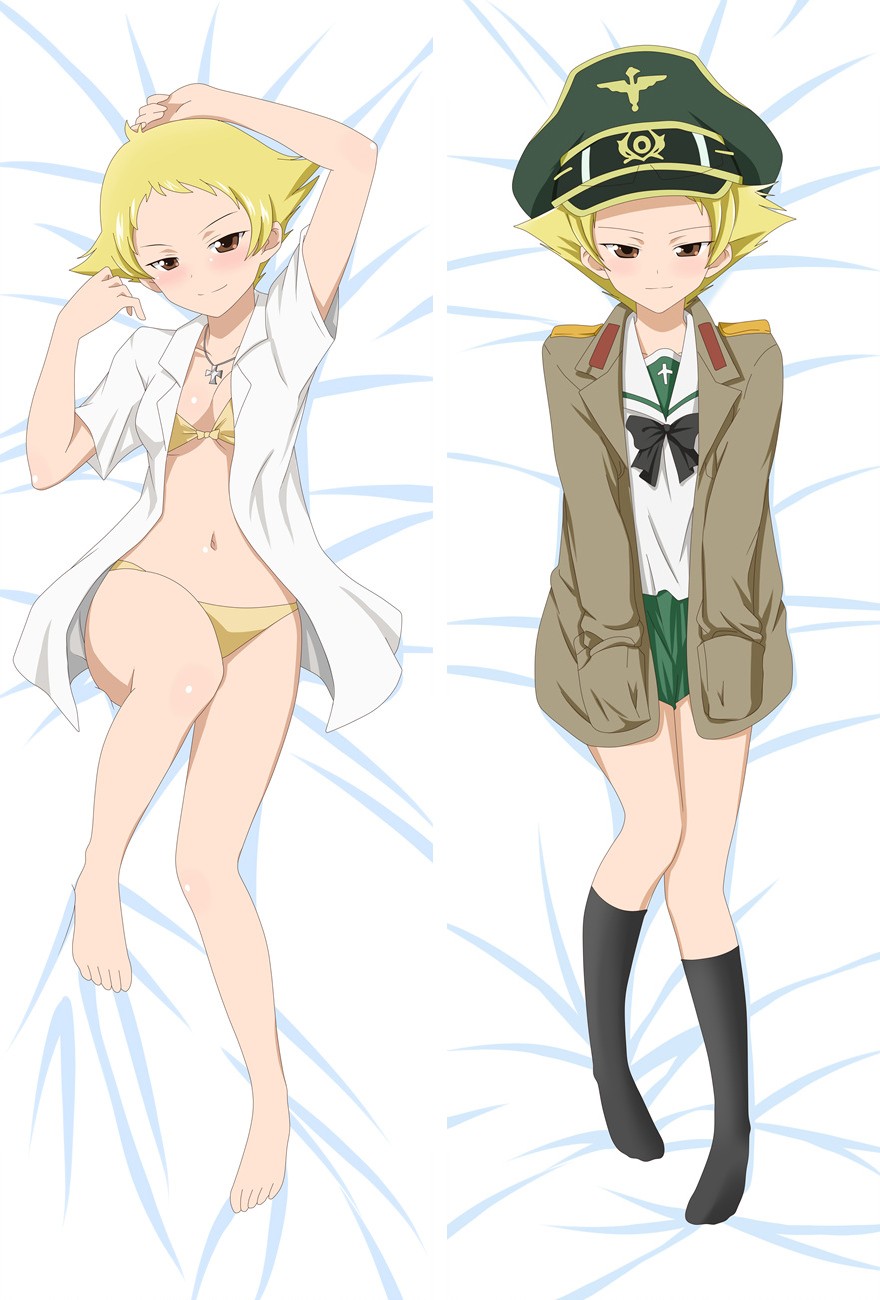 Girls und Panzer Erwin Anime Dakimakura Pillow Case
