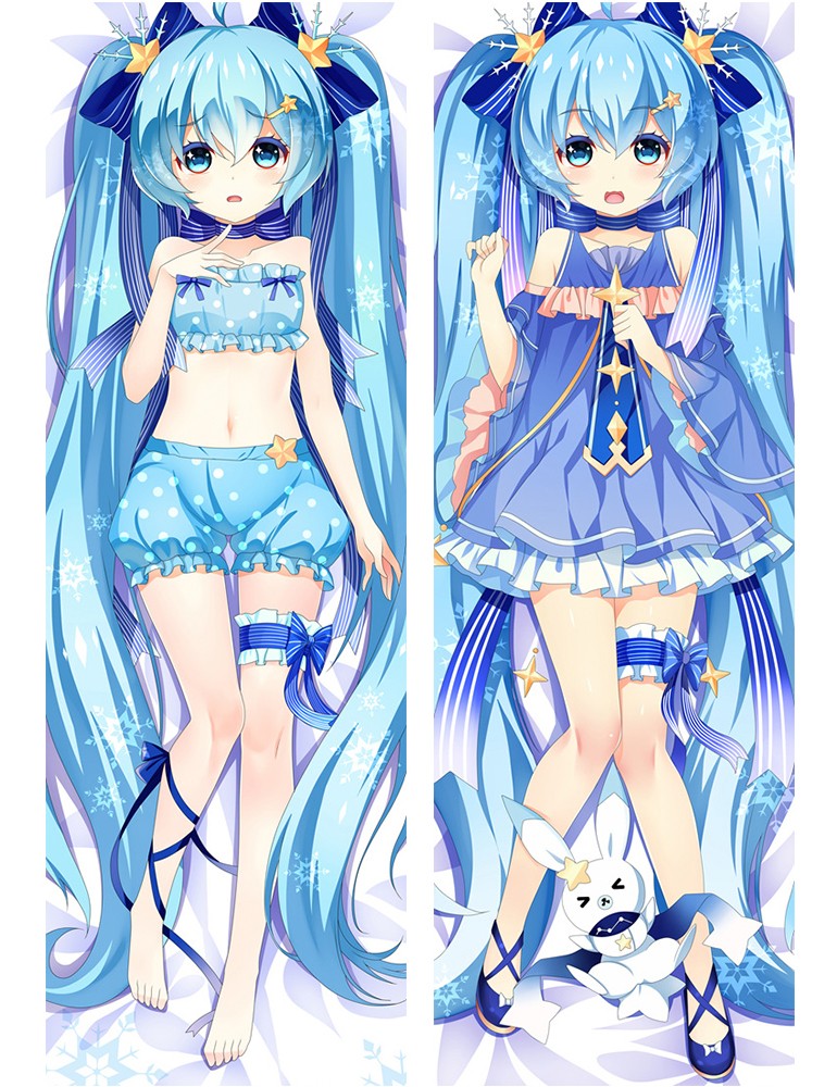 Hatsune Miku SNOW MIKU 2017 Anime Dakimakura Pillow Cover