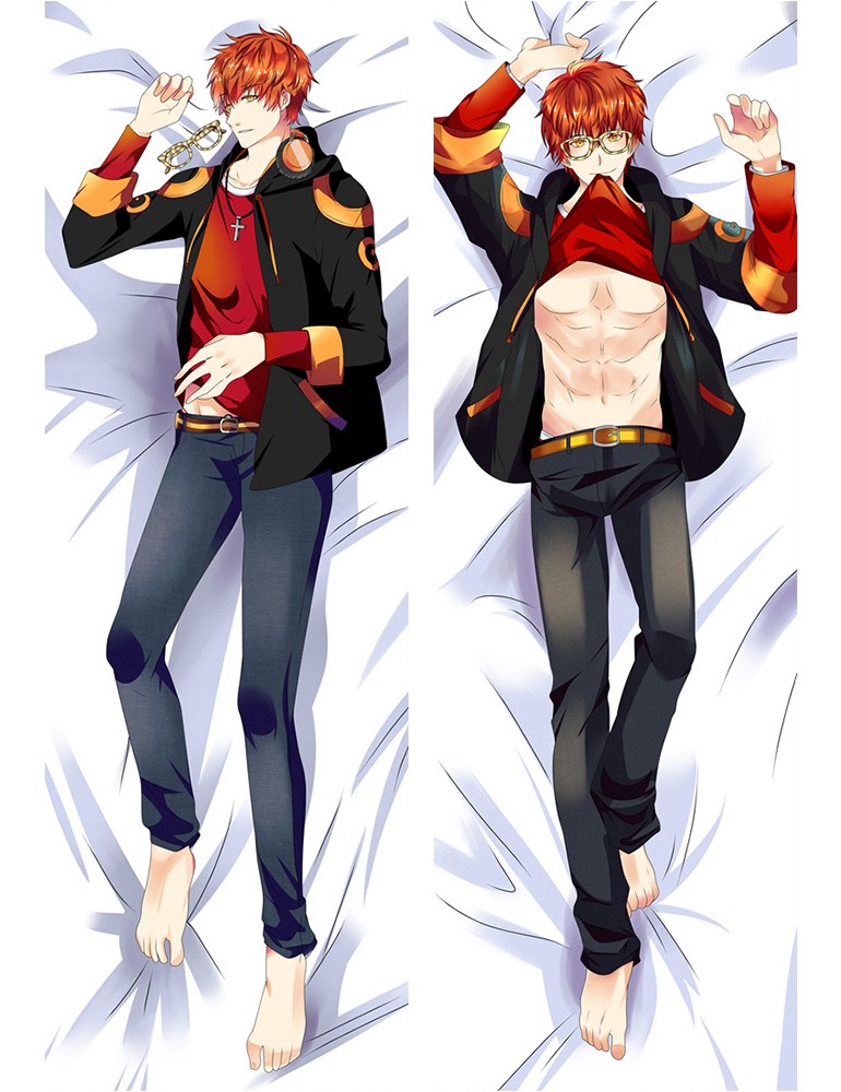 Mystic Messenger Saeyoung Choi Luciel Choi 707 Anime Dakimakura Pillow Cover