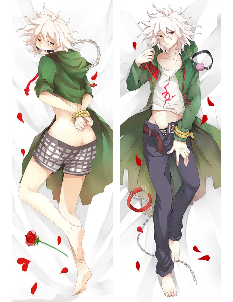 Danganronpa 2: Goodbye Despair Nagito Komaeda Anime Dakimakura Pillow Cover