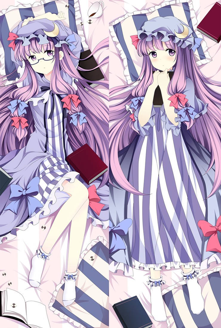 Touhou Project Patchouli Knowledge Anime Dakimakura Pillow Cover