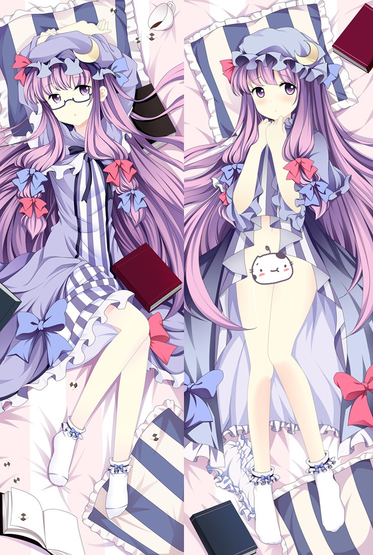 Touhou Project Patchouli Knowledge Anime Dakimakura Pillow Cover