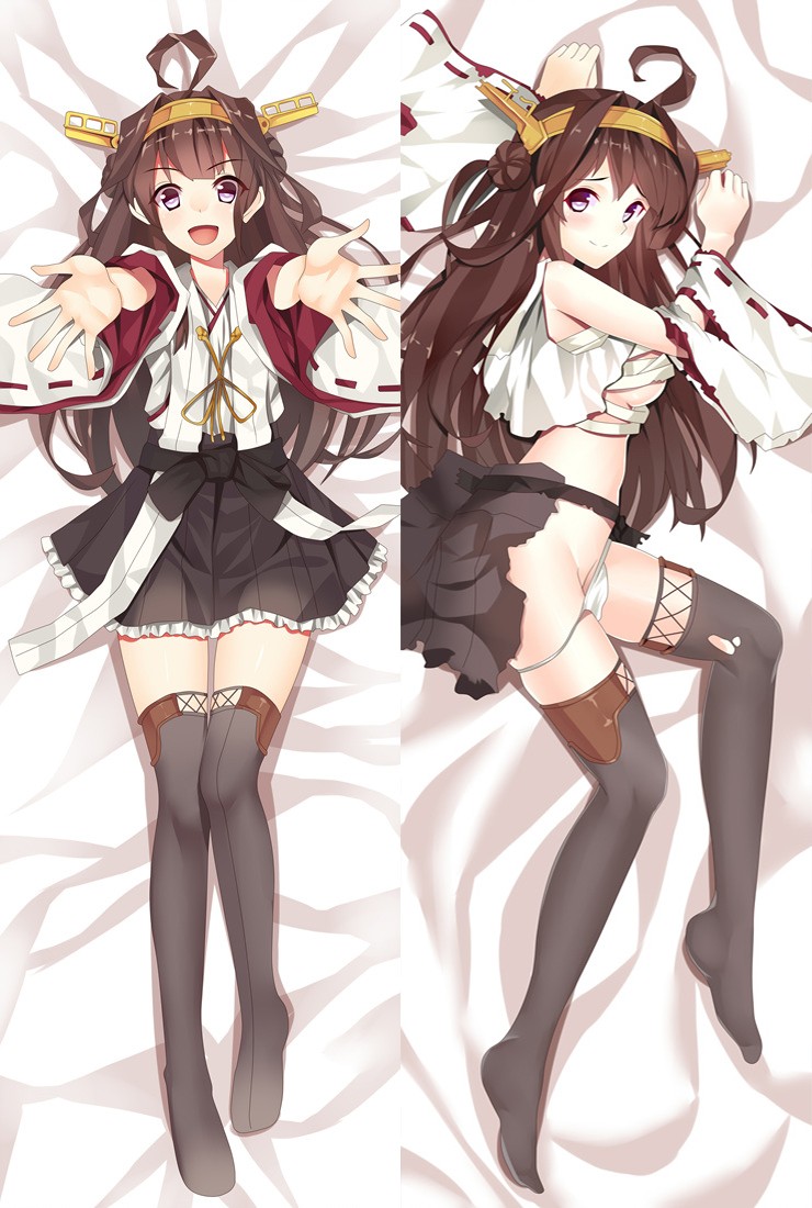 Kantai Collection Kongou Anime Dakimakura Pillow Cover