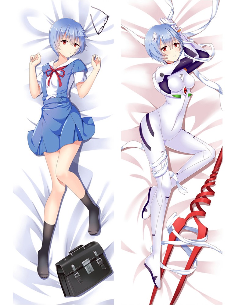 Neon Genesis Evangelion Rei Ayanami Anime Dakimakura Pillow Cover
