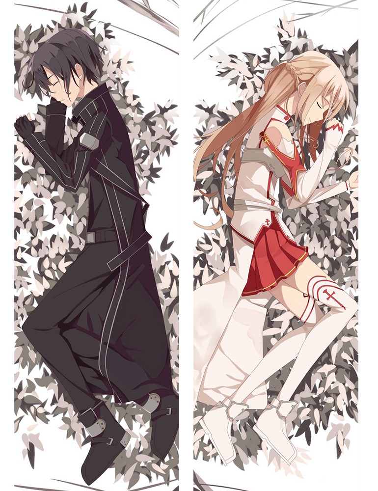 Sword Art Online Kirito Asuna Anime Dakimakura Pillow Cover