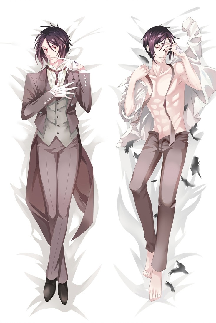 Black Butler Sebastian Michaelis Anime Dakimakura Pillow Cover
