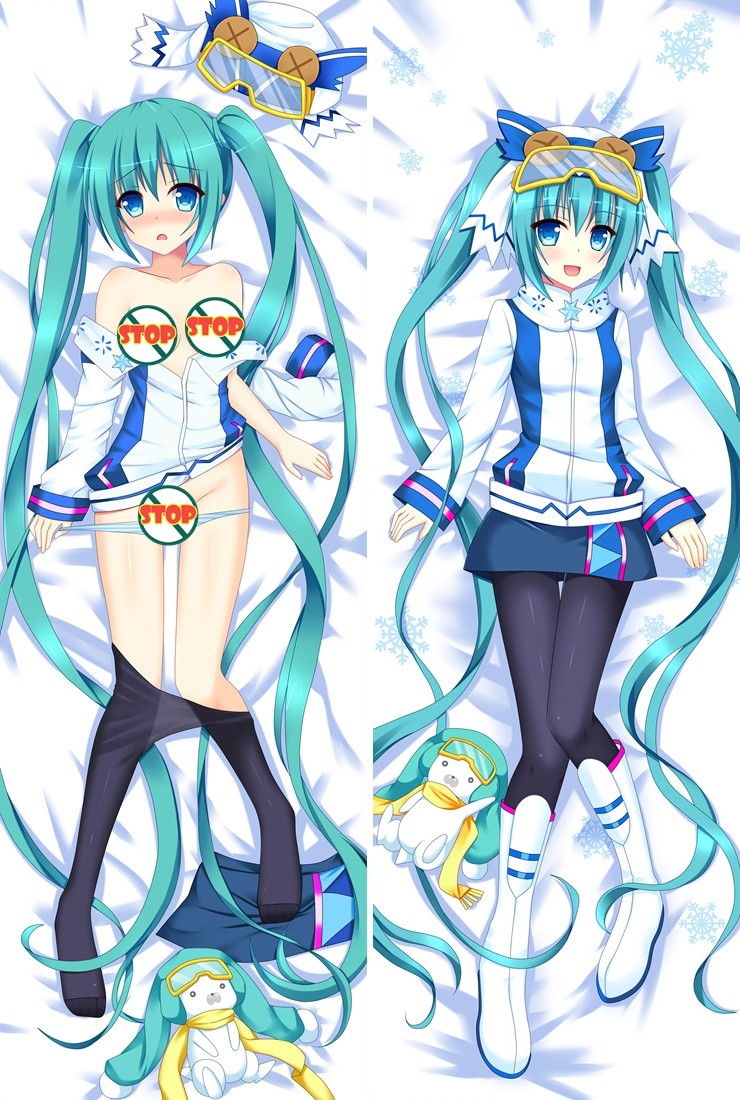 Hatsune Miku Snow Miku Anime Dakimakura Pillow Cover 