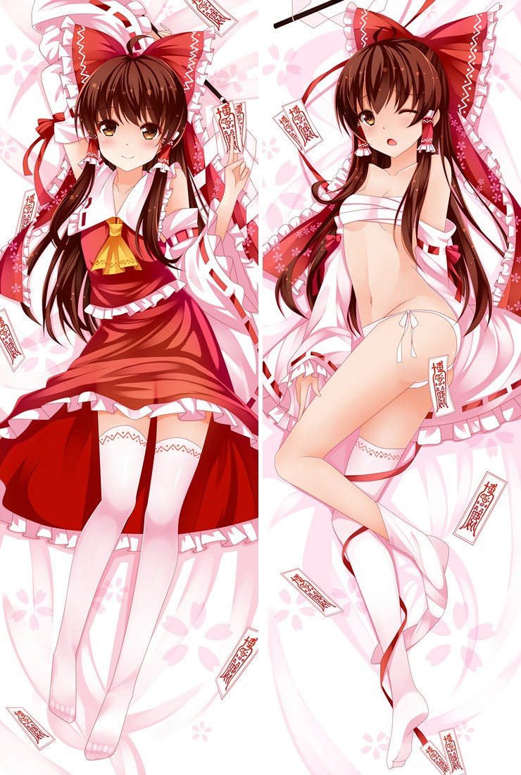 Touhou Project Reimu Hakurei Anime Dakimakura Pillow Cover