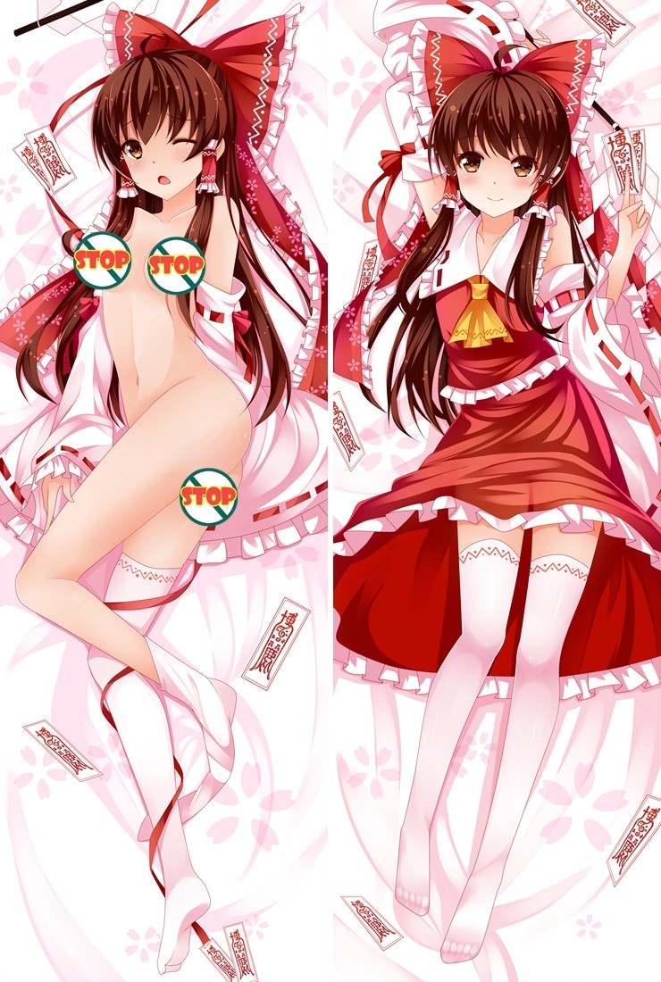 Touhou Project Reimu Hakurei Anime Dakimakura Pillow Cover 