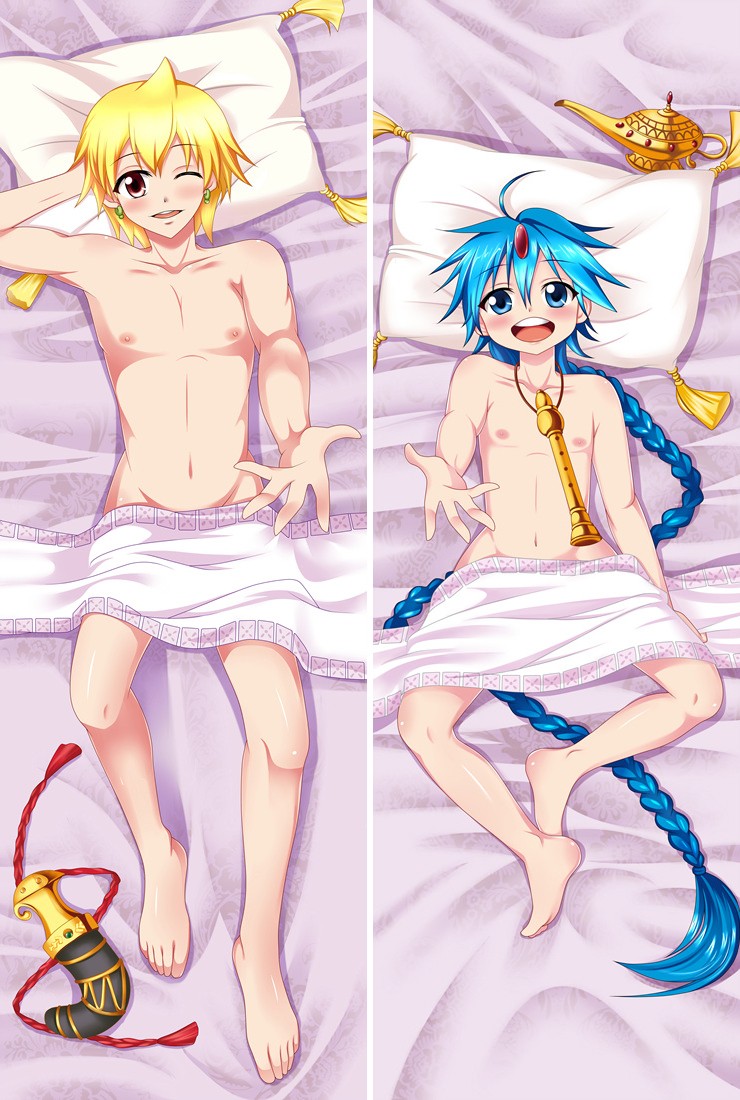 Magi: The Labyrinth of Magic Alibaba Saluja Anime Dakimakura Pillow Cover 
