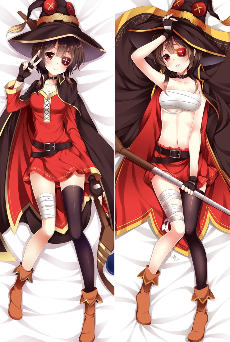 KonoSuba God's Blessing on This Wonderful World! Megumin Anime Dakimakura Pillow Cover