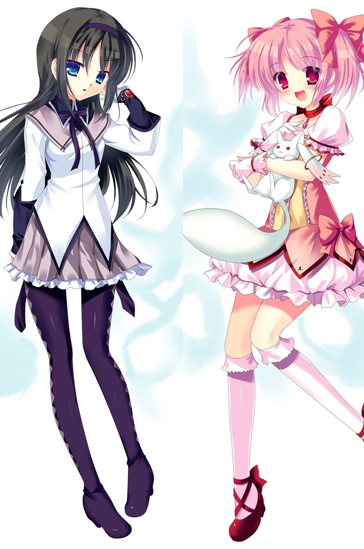 Puella Magi Madoka Magica Madoka Kaname Homura Akemi Anime Dakimakura Pillow Cover 