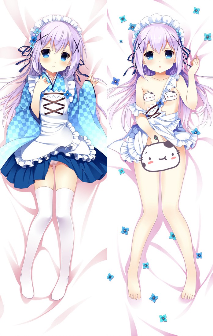 Is The Order A Rabbit? Kafuu Chino Anime Dakimakura Pillow Cover