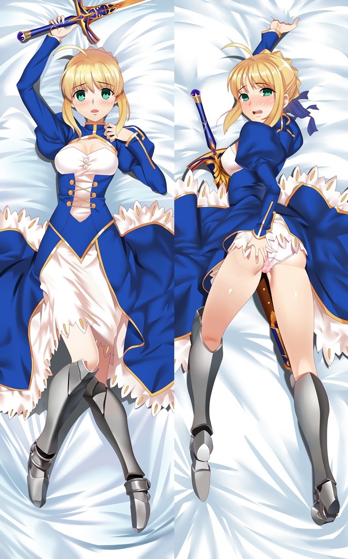 Fate Stay Night Saber Anime Dakimakura Pillow Cover