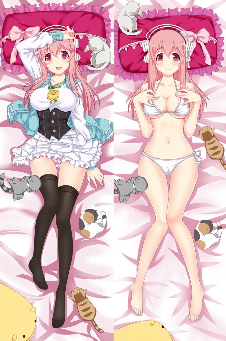 Super Sonico Anime Dakimakura Pillow Cover