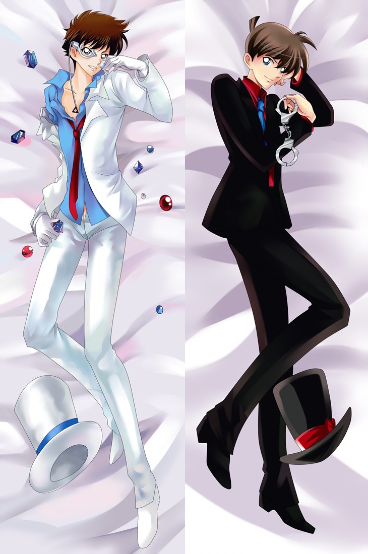 Detective Conan Jimmy Kudo Kaito Kuroba Anime Dakimakura Pillow Cover