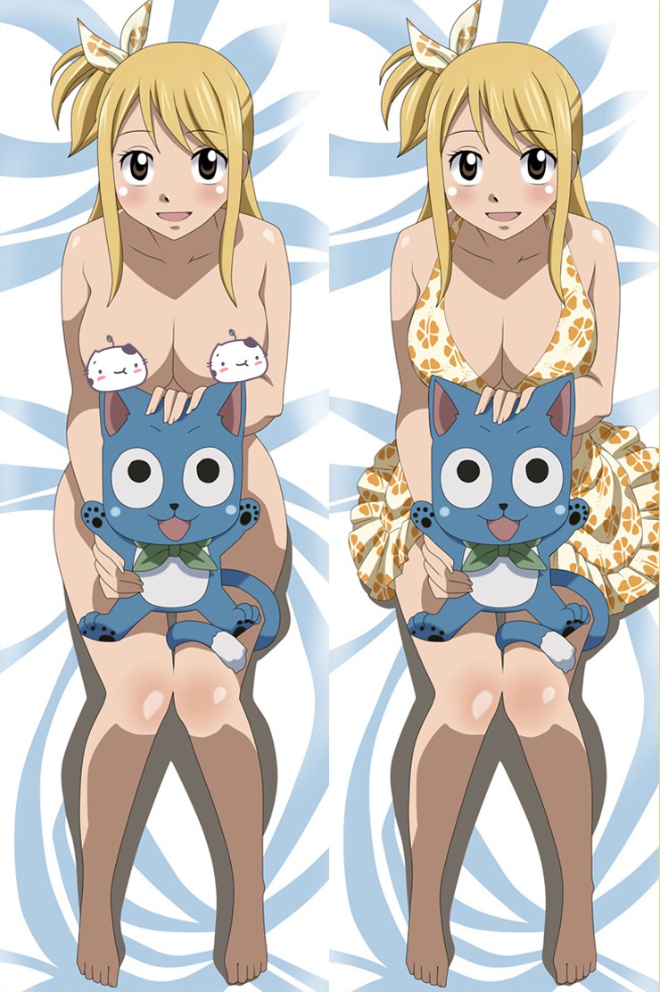 Fairy Tail Lucy Heartfilia Anime Dakimakura Pillow Cover