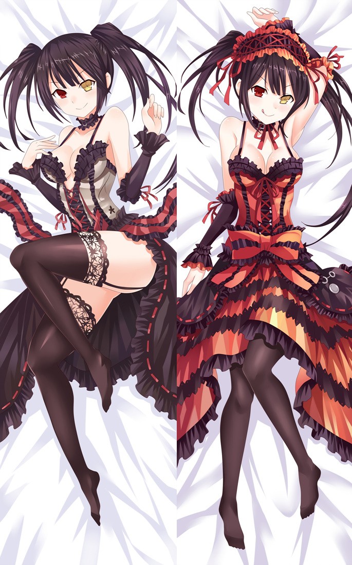 Date A Live Kurumi Tokisaki Anime Dakimakura Pillow Cover