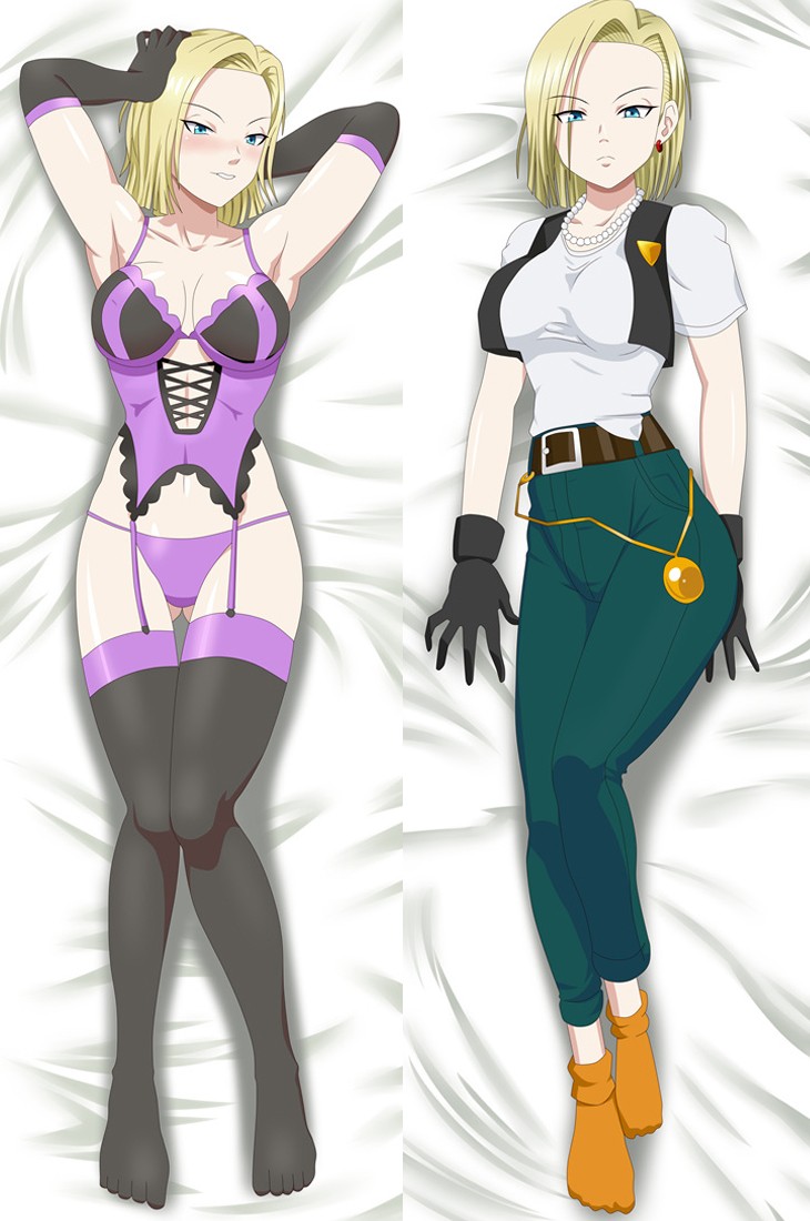 Dragon Ball Android 18 Anime Dakimakura Pillow Cover