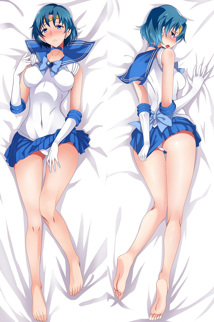 Sailor Moon Ami Mizuno Anime Dakimakura Pillow Cover