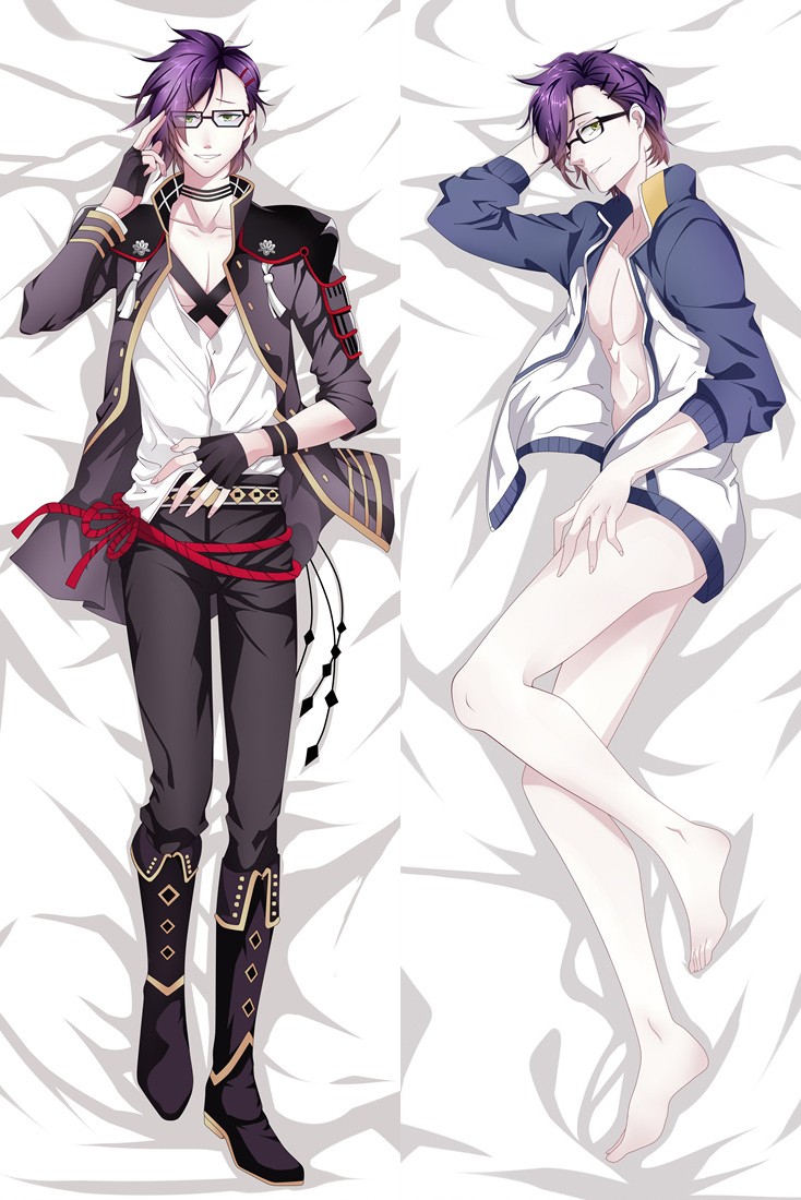 Touken Ranbu Akashi Kuniyuki Anime Dakimakura Pillow Cover