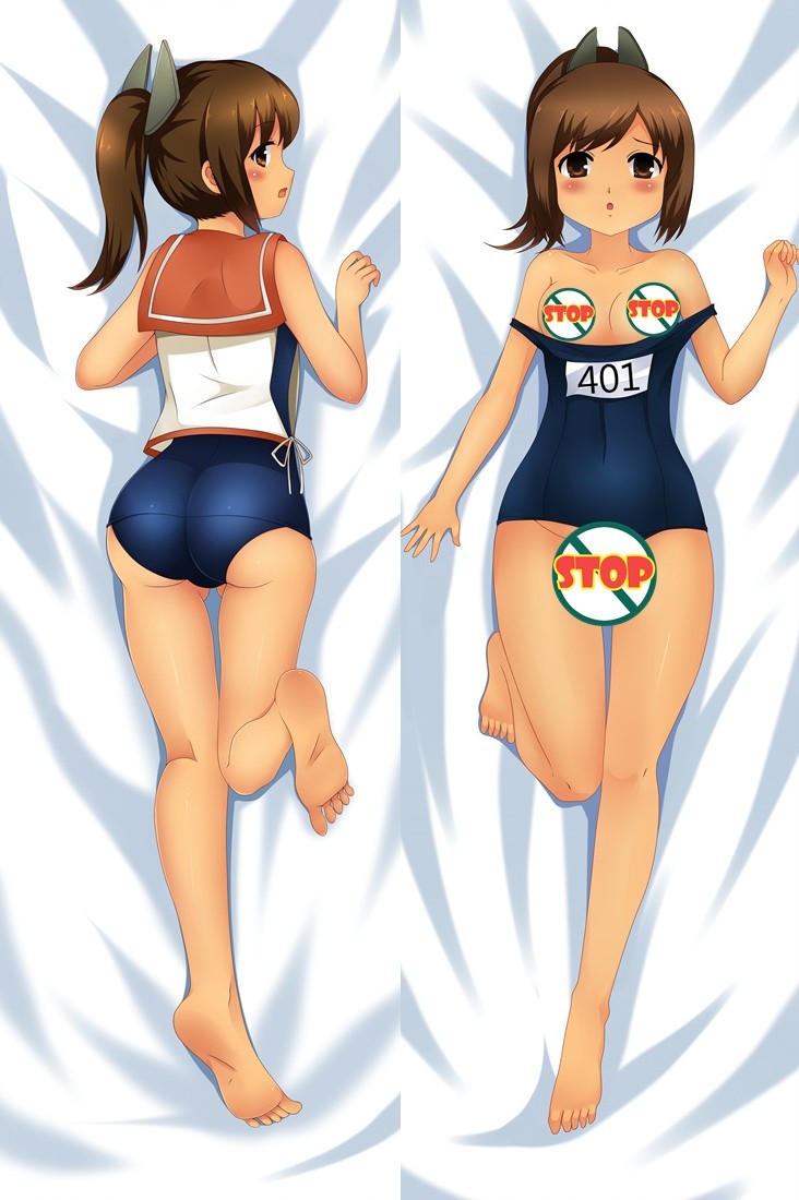 Kantai Collection Carrier I-401 Anime Dakimakura Pillow Cover