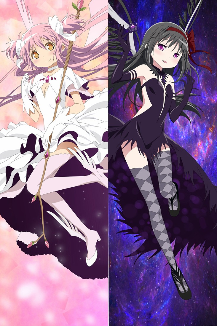 Puella Magi Madoka Magica Madoka Kaname Homura Akemi Anime Dakimakura Pillow Cover