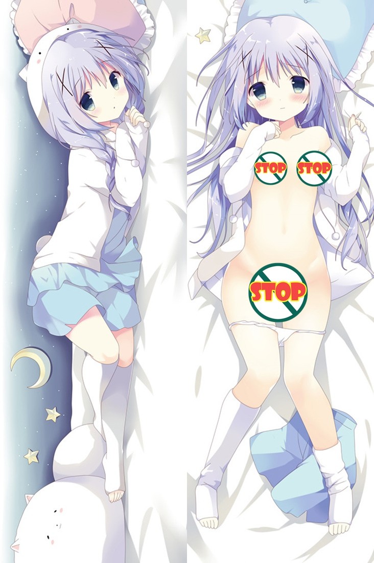 Is the Order a Rabbit? Chino Kafū Anime Dakimakura Pillow Cover