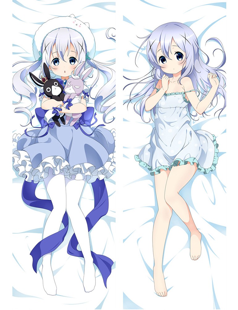 Is The Order A Rabbit? Chino Kafū Anime Dakimakura Pillow Cover