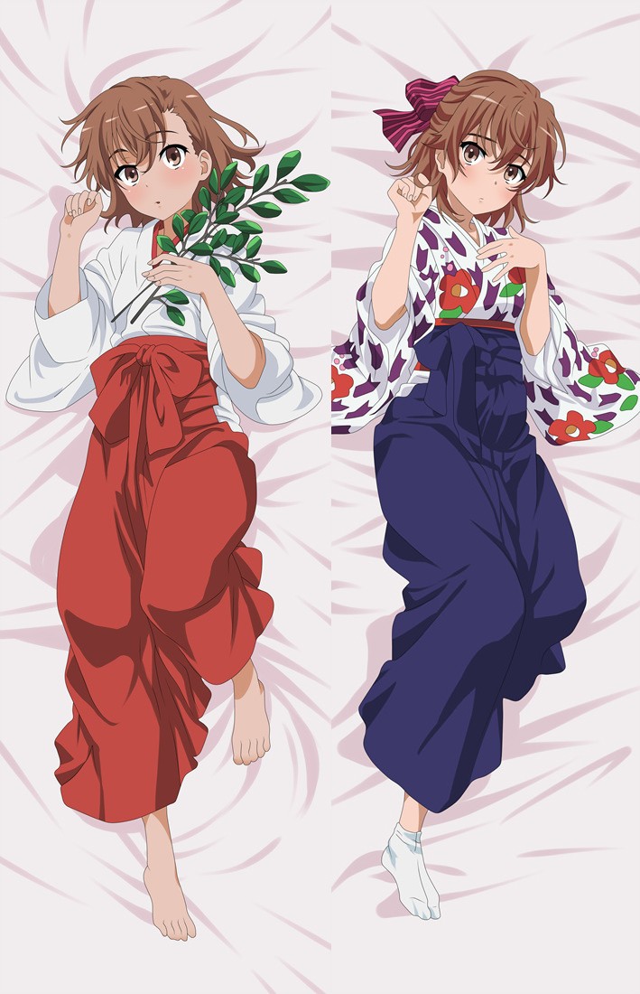 A Certain Scientific Railgun Mikoto Misaka Anime Dakimakura Pillow Cover