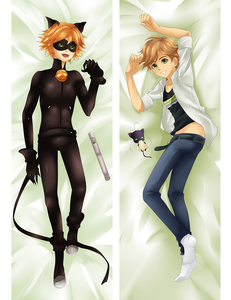 Miraculous Ladybug Adrien Agreste Anime Dakimakura Pillow Cover