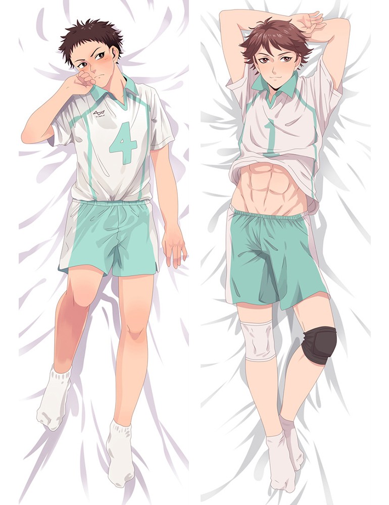 Haikyu!! Aoba Johsai High School Tōru Hajime Lwaizumi Oikawa Anime Dakimakura Pillow Cover