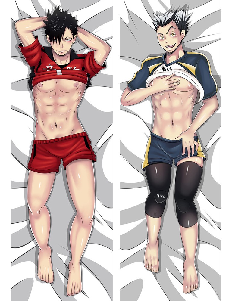 Haikyu!! Nekoma High Tetsurō Kuroo Anime Dakimakura Pillow Cover