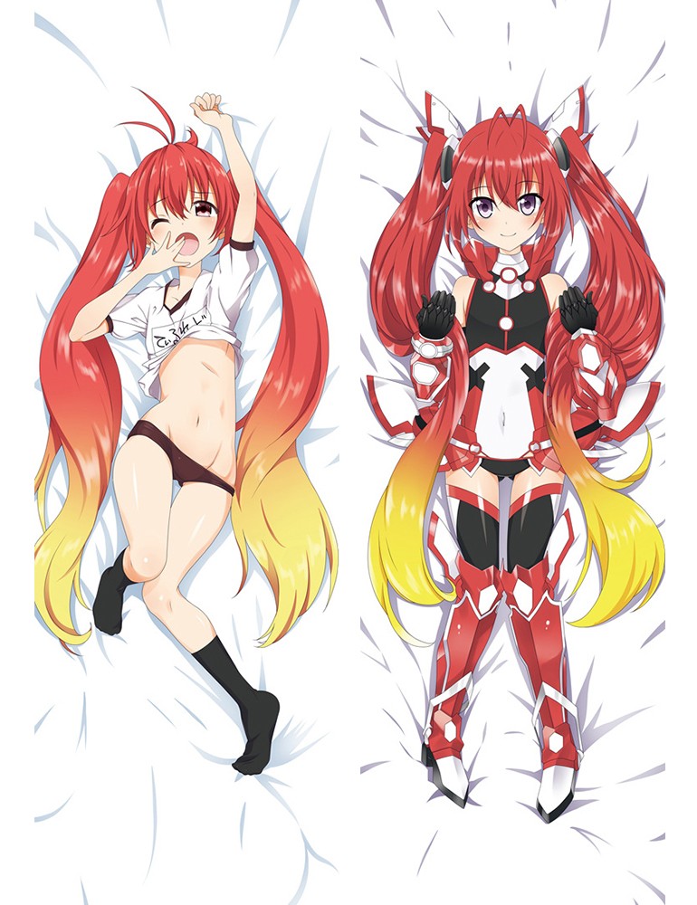 Gonna Be The Twin-Tail!! Tail Red Sōji Mitsuka Anime Dakimakura Pillow Cover