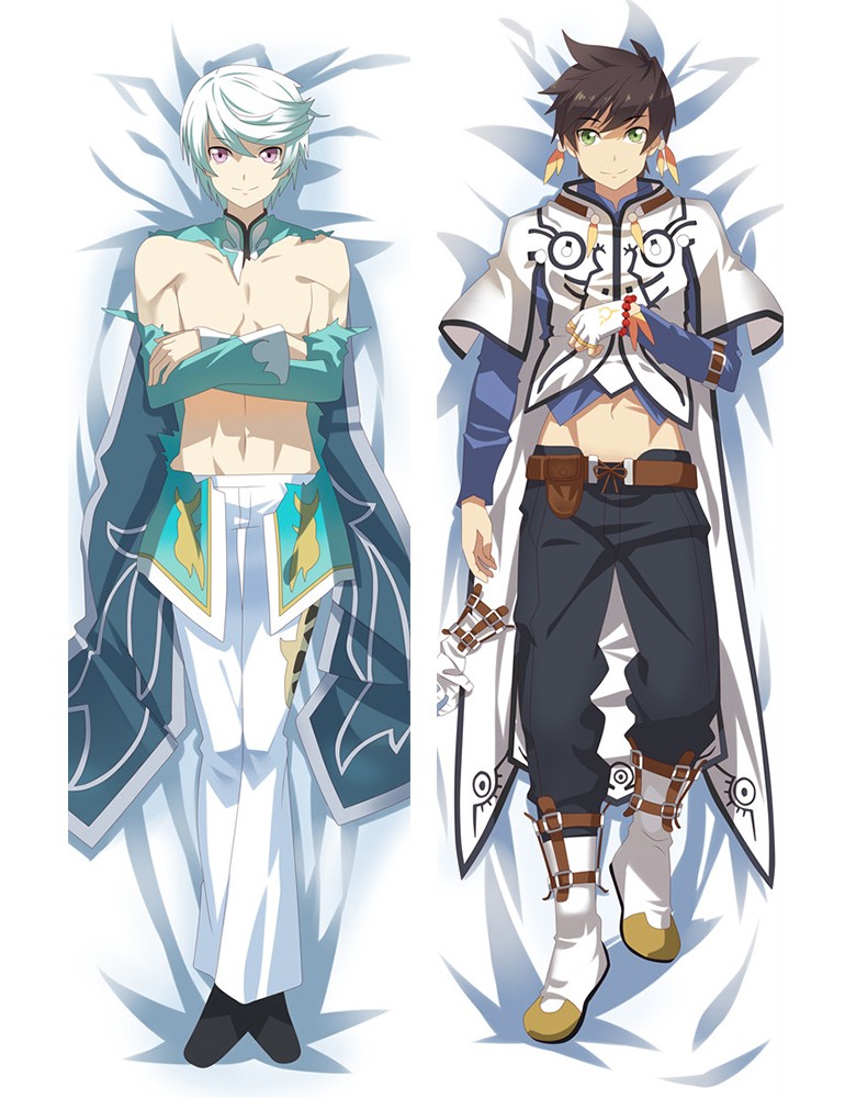 Tales of Zestiria TOZ Sorey Mikleo Anime Dakimakura Pillow Cover