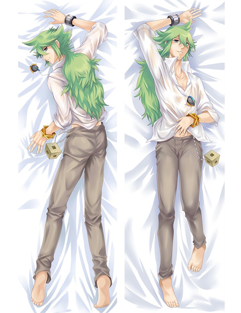 Pokemon Black & White Natural Harmonia Gropius N Anime Dakimakura Pillow Cover