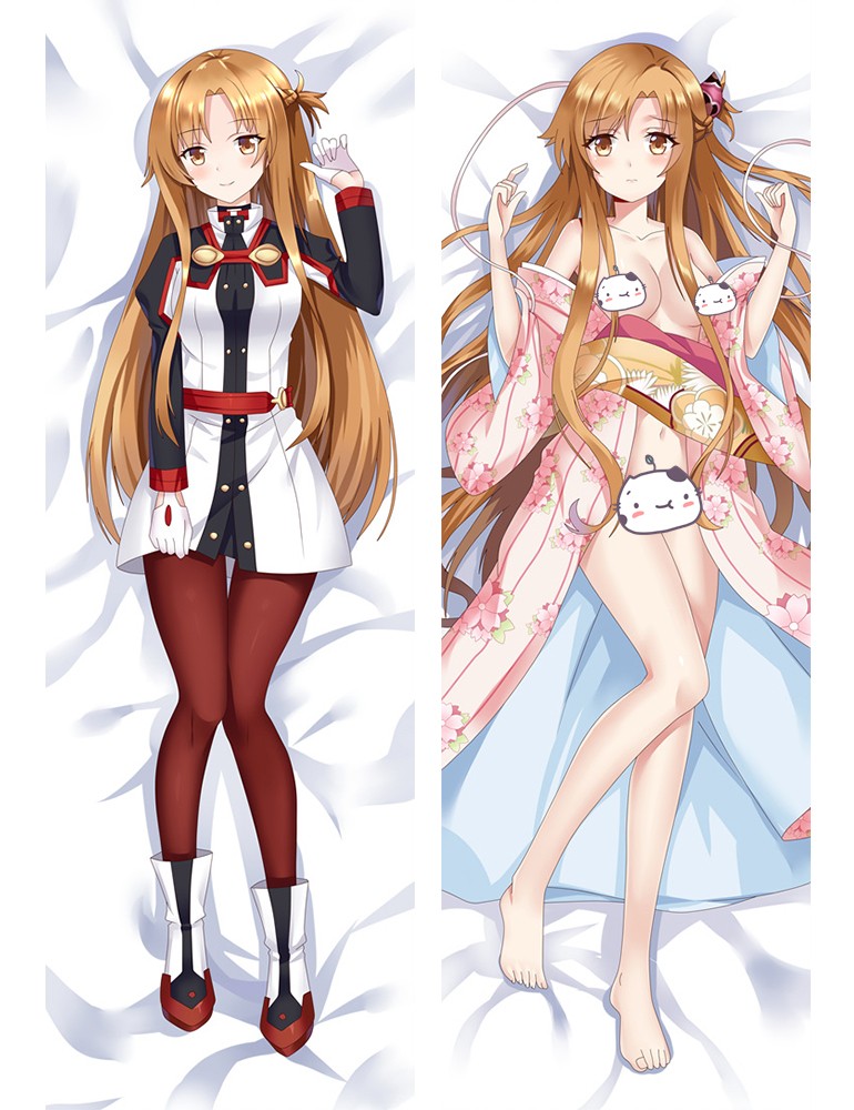 Sword Art Online Ordinal Scale SAO Asuna Yuki Anime Dakimakura Pillow Cover