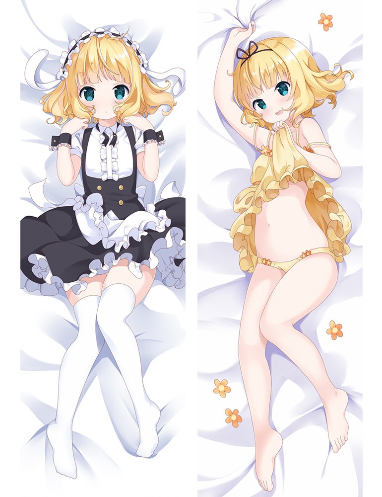 Is The Order A Rabbit? Sharo Tanga Kiriya Anime Dakimakura Pillow Cover